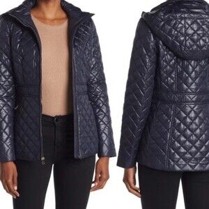 NWT Kate Spade Quilted Hooded Jacket Size S